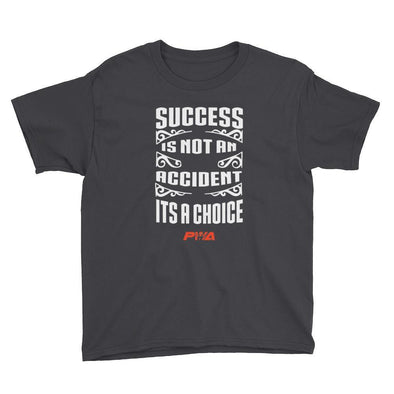 Success is not an accident Youth Short Sleeve T-Shirt - Power Words Apparel