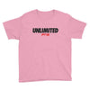 Unlimited Youth Short Sleeve T-Shirt - Power Words Apparel