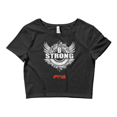 Be Strong Crop Tee - Power Words Apparel