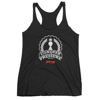 Conquer Pressure Women's tank top - Power Words Apparel