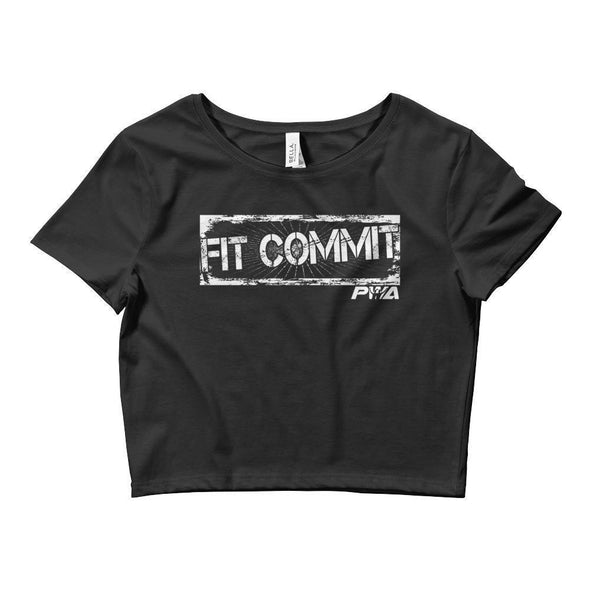 Fit Commit Crop Tee - Power Words Apparel