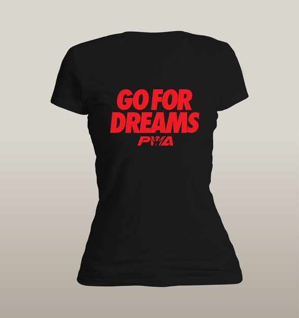 Go for Dreams Women's - Power Words Apparel