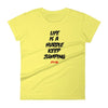 Life is a hurdle Women's - Power Words Apparel