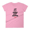 Life is a hurdle Women's - Power Words Apparel