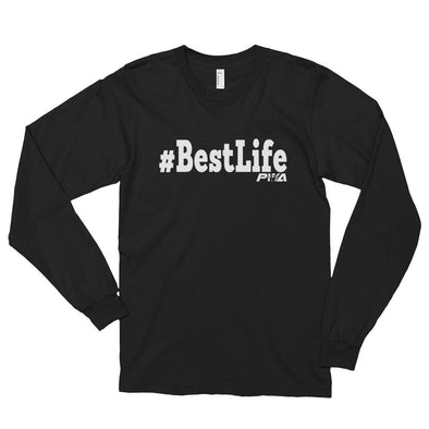 #BestLife Long sleeve t-shirt (unisex) - Power Words Apparel