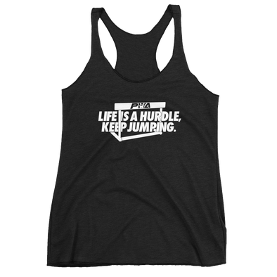 Life is a hurdle Women's tank top - Power Words Apparel
