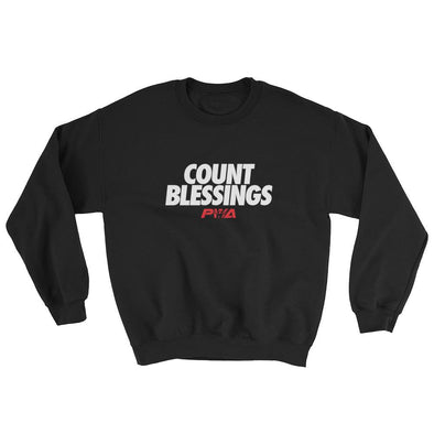 Count Blessings Sweatshirt - Power Words Apparel