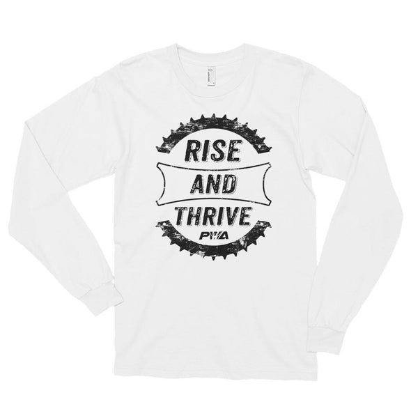 Rise and Thrive Long sleeve t-shirt (unisex) - Power Words Apparel