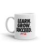 Learn Grow Succeed Mug - Power Words Apparel