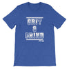 Grit & Grind Short-Sleeve Unisex T-Shirt - Power Words Apparel