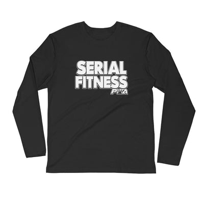 Serial Fitness Men's Long Sleeve Fitted Crew - Power Words Apparel