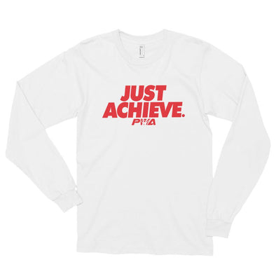 Just Achieve Long sleeve t-shirt (unisex) - Power Words Apparel