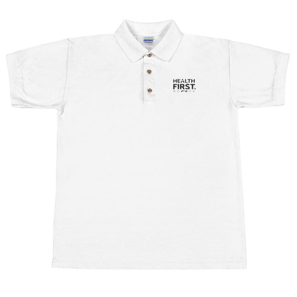 Health First Men's Polo Shirt - Power Words Apparel