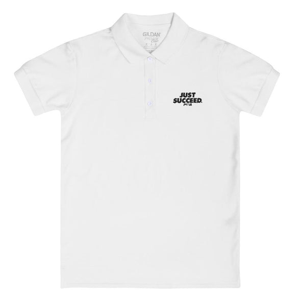 Just Succeed Women's Polo Shirt - Power Words Apparel