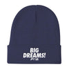 Big Dreams Knit Beanie - Power Words Apparel