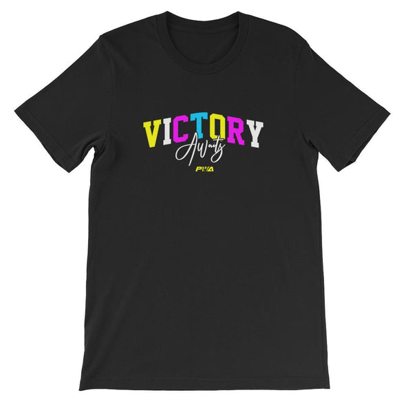 Victory Awaits Short-Sleeve Unisex T-Shirt - Power Words Apparel