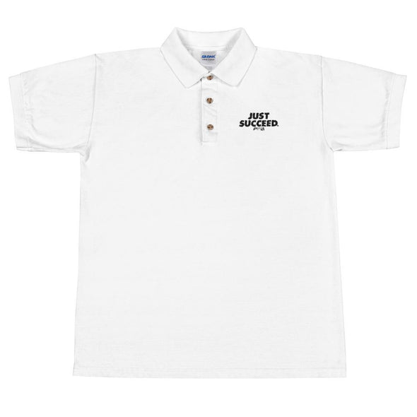 Just Succeed Men's Polo Shirt - Power Words Apparel