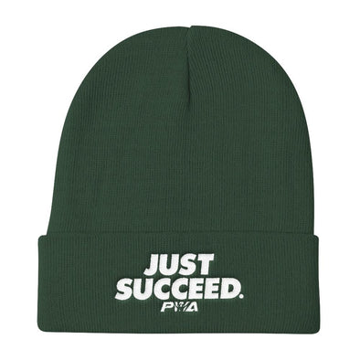 Just Succeed Knit Beanie - Power Words Apparel