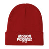 Mission Possible Knit Beanie - Power Words Apparel