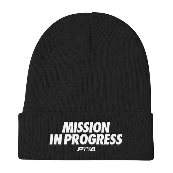 Mission In Progress Knit Beanie - Power Words Apparel