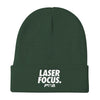 Laser Focus Knit Beanie - Power Words Apparel