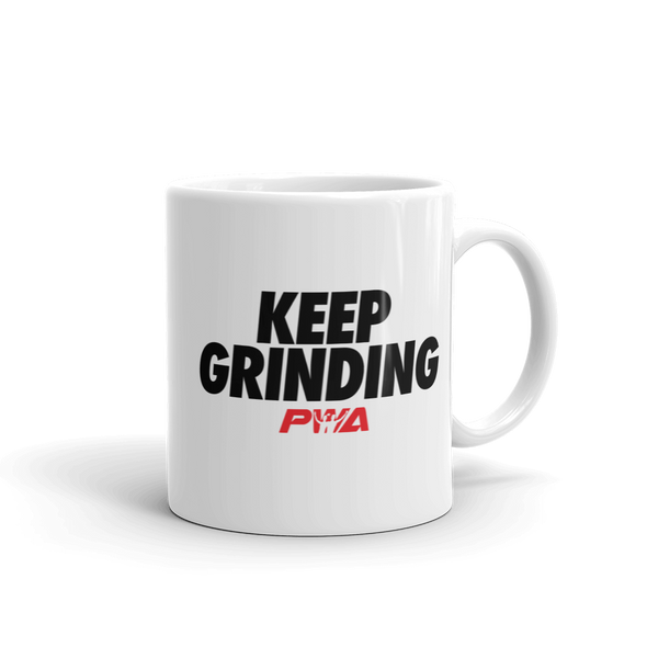 Keep Grinding Mug - Power Words Apparel