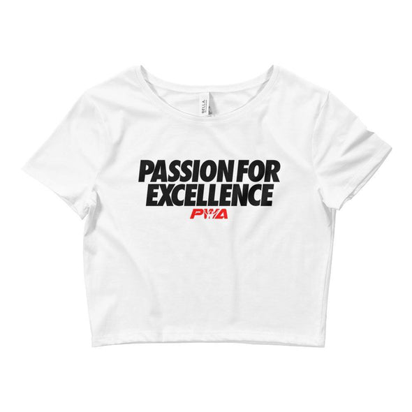 Passion For Exellence Crop Tee - Power Words Apparel