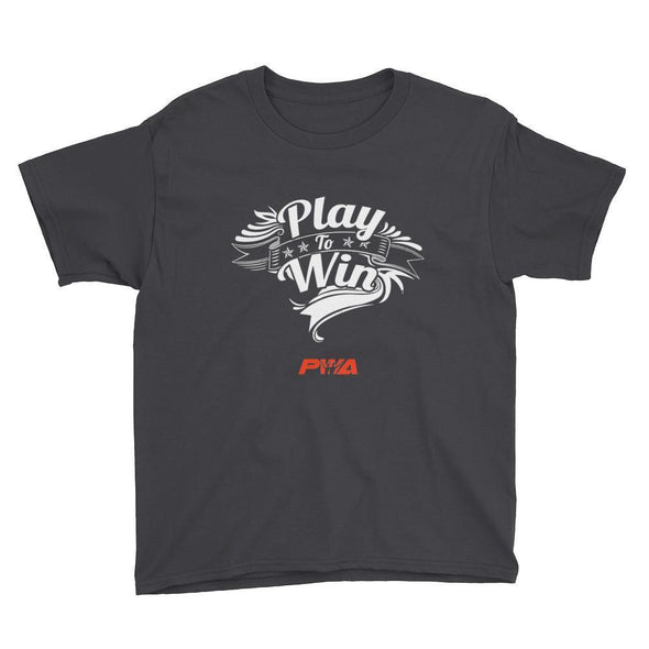 Play to win Youth Short Sleeve T-Shirt - Power Words Apparel