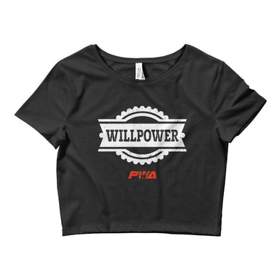 Willpower Crop Tee - Power Words Apparel